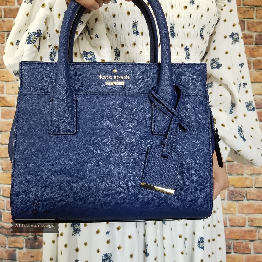 Cameron street MINI candace ocean blue satchel - Picture 2 of 7